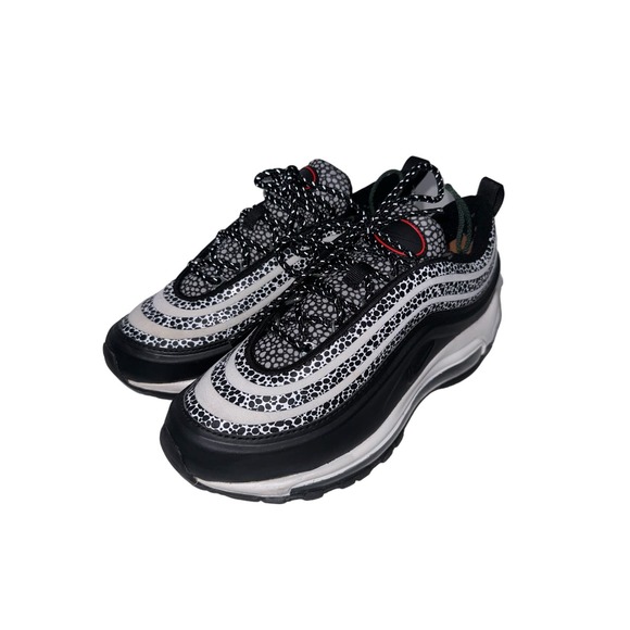 Nike Women's NIKE AIR MAX 97 SE SAFARI - Phantom/Black-Chile Red - DH0559-001 - Picture 1 of 5